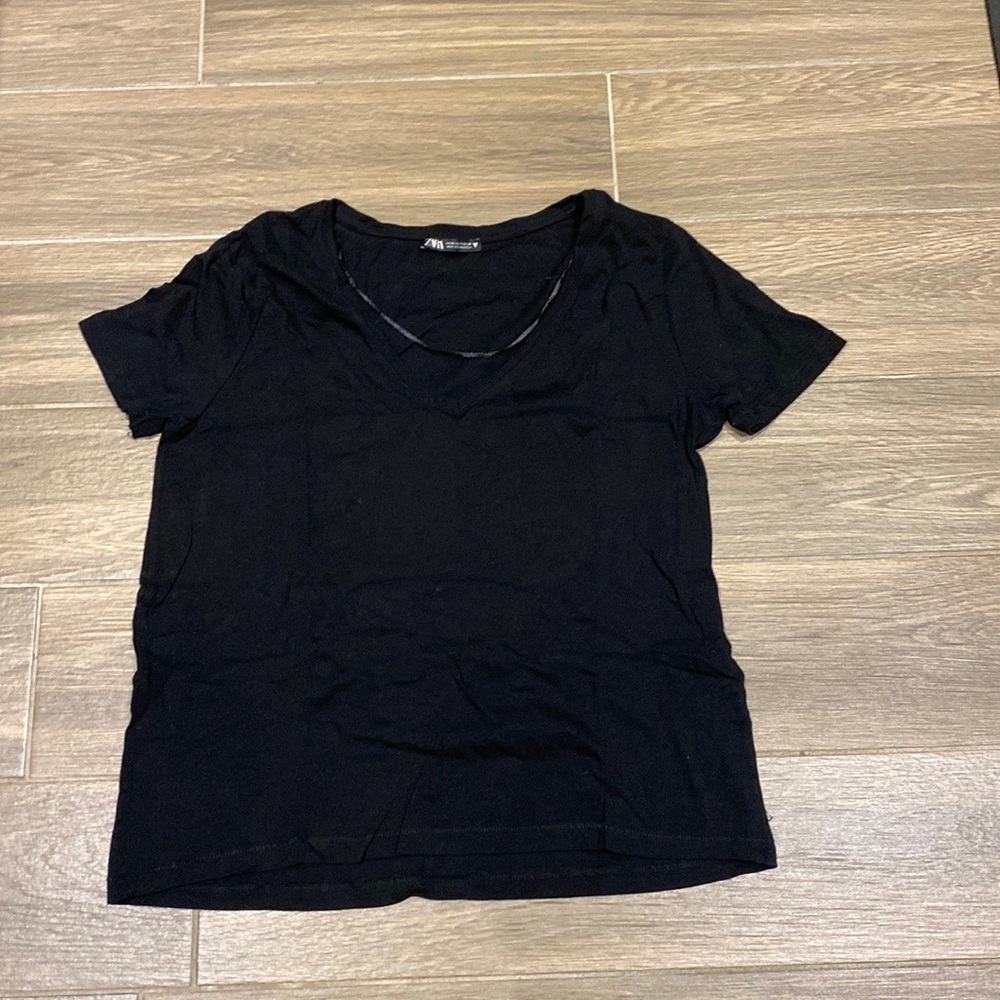 Zara black t-shirt size M